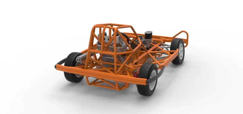 BriSCA Formula 2 Stock Car Base Scale 1:25 - Model preview 18