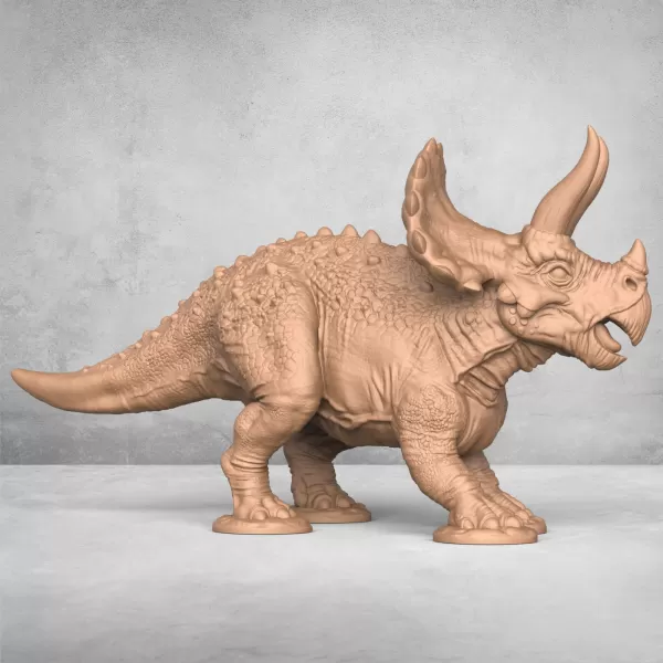 Monster Triceratops Dinosaur - Model preview 3