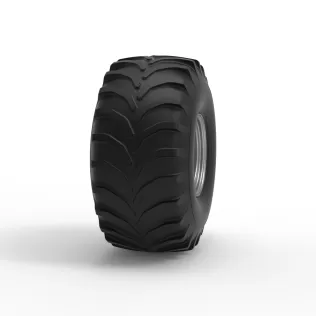 Rear wheel from Mud dragster Scale 1:25 - Model thumbnail 3