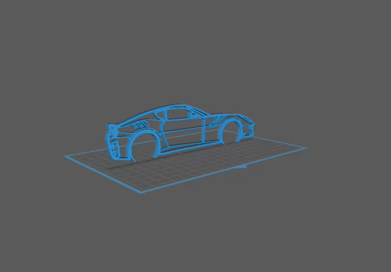 Ferrari - F12 TDF Wall Art - Model preview 1