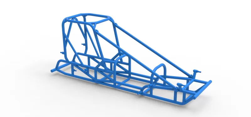 Frame of Dirt Silver Crown Champ car Scale 1:25 - Model preview 16