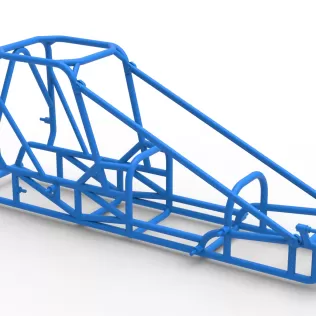 Frame of Dirt Silver Crown Champ car Scale 1:25 - Model thumbnail 16