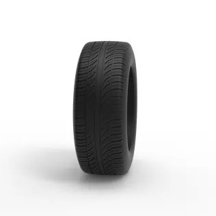 Race tire 8 Scale 1:25 - Model thumbnail 3