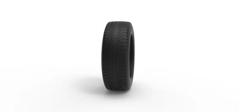 Race tire 8 Scale 1:25 - Model preview 3