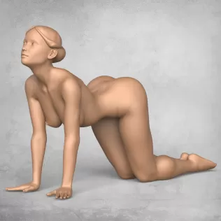 Yoga Female Pose Collection - Model thumbnail 6