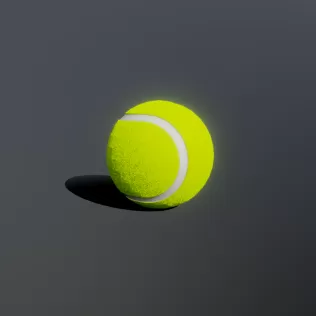 Realistic Tennis Ball