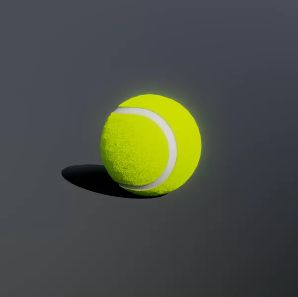 Realistic Tennis Ball - Model preview 1
