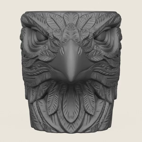 Griffin Head Planter - Model preview 3