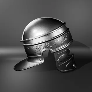 Roman Legionary Helmet - Model thumbnail 3