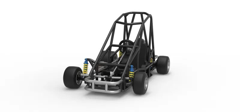Quarter Midget Base Scale 1:16 - Model preview 5