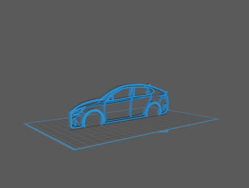 Hyundai - I30 M Wall Art - Model preview 2