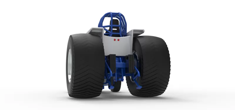 Pro Stock Pulling Tractor Version 5 Scale 1:25 - Model preview 13
