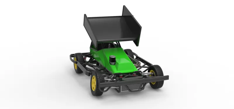 BriSCA Formula 2 Stock Car Scale 1:25 - Model preview 26