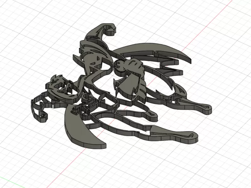 Silhouette Batman & Robin - Model preview 2