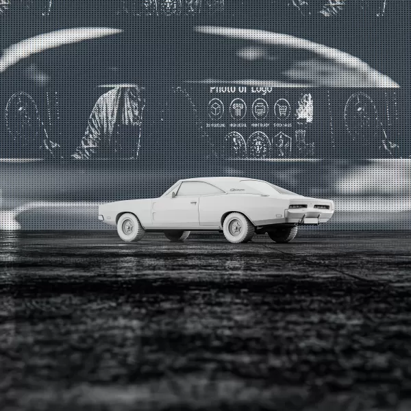 Dodge Charger 1969 #RoZ - Model preview 5