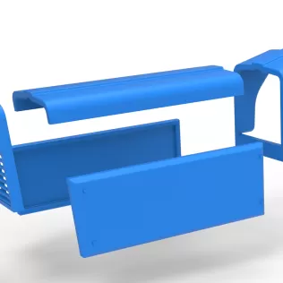 Hood of Pulling tractor Version 8 Scale 1:25 - Model thumbnail 14