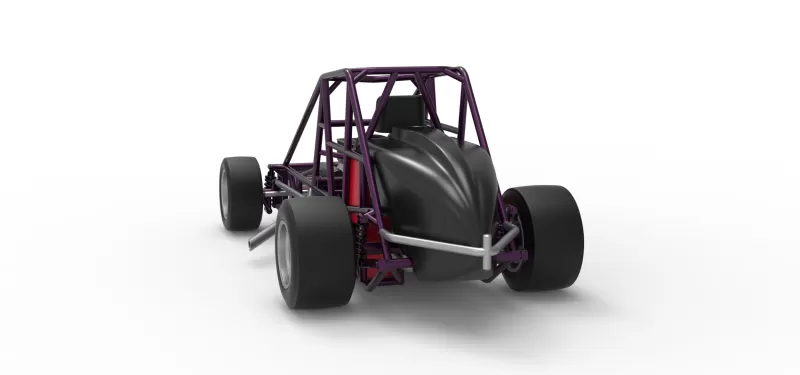 Experimental Pavement Silver Crown Car Base Version 2 Scale 1:25 - Model preview 14