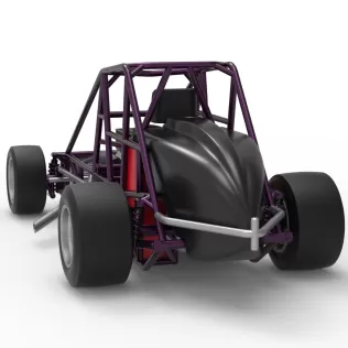 Experimental Pavement Silver Crown Car Base Version 2 Scale 1:25 - Model thumbnail 14