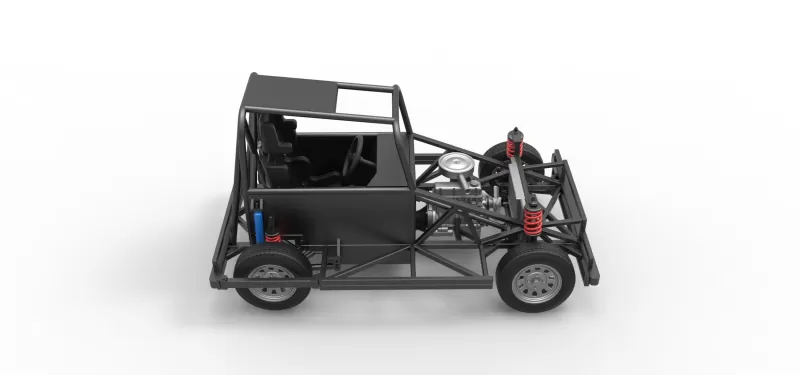 New Zealand Ministock car Base Scale 1:25 - Model preview 20