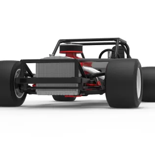 Vintage Asphalt Modified stock car Base V8 Scale 1:25 - Model thumbnail 6