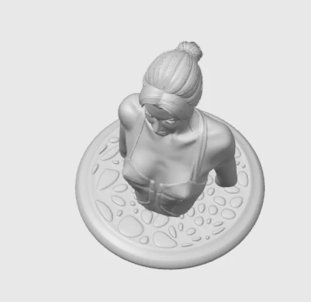 Anne Hathaway 3D Bust Print - Model preview 9