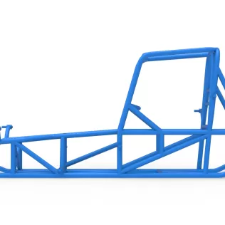 Frame of Vintage Pavement Sprint car Scale 1:25 - Model thumbnail 6