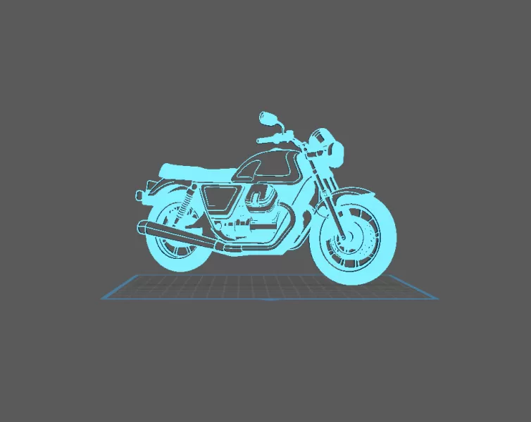 Guzzi - V7 Special Wall Art - Model preview 1