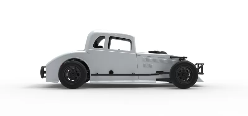 Canadian vintage modified stock car Scale 1:25 - Model preview 22