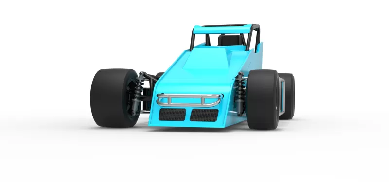 Pavement Sprint car Version 2 Scale 1:25 - Model preview 6