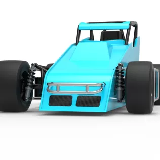 Pavement Sprint car Version 2 Scale 1:25 - Model thumbnail 6