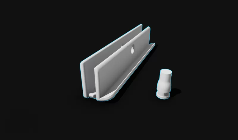 FIAT/ALFA/LANCIA 7775575 GLASS CLIP - Model preview 1