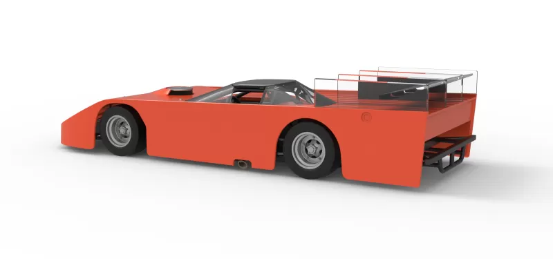 Vintage Asphalt Outlaw Super late model 1:25 - Model preview 12
