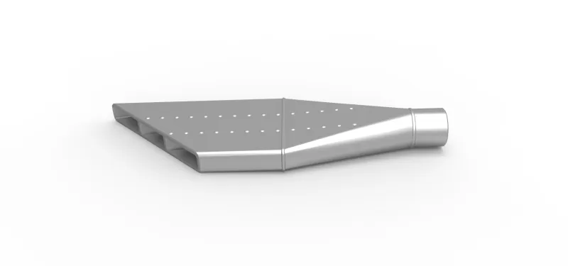 NASCAR Boom Tube Exhaust Scale 1:25 - Model preview 7