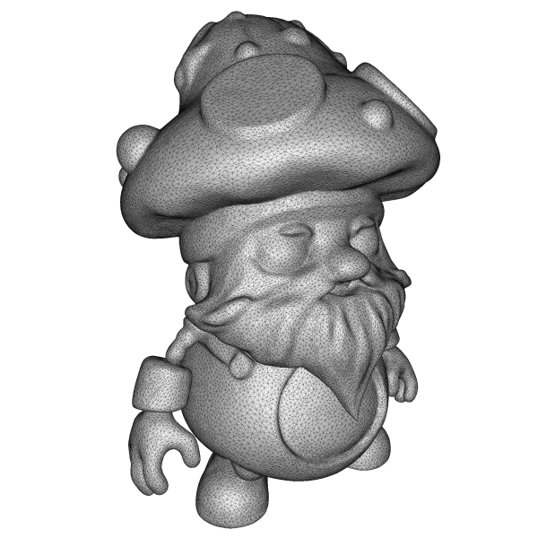 Gnome Collection Bundle – Blue Mystic, Sci-Fi Robot & Lava Eleme - Model preview 3