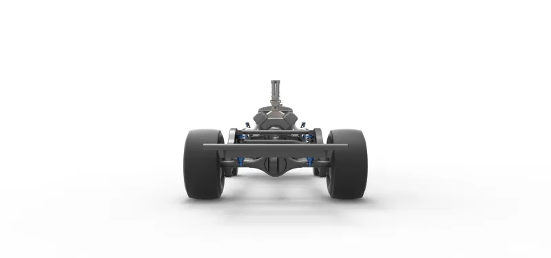 Chassis of Gasser Version 2 Scale 1:25 - Model preview 13