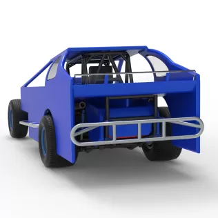 Northeast Dirt Modified stock car Version 2 Scale 1:25 - Model thumbnail 14