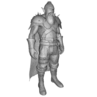 Dwarf Heroes Fantasy Warrior Kitbash Pack – High-Poly 10 Char - Model thumbnail 17