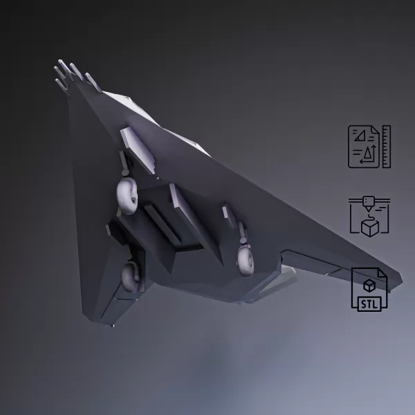 F-117 Nighthawk Stealth Aircraft #RoZ - Model preview 1