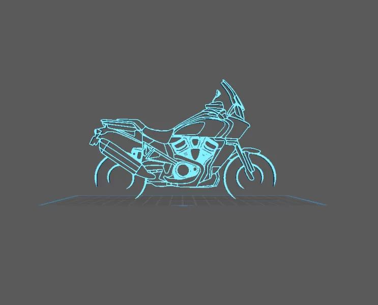 Harley Davidson - Pan America Wall Art - Model preview 1