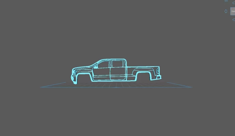 GMC - Sierra 1500 Wall Art - Model preview 1