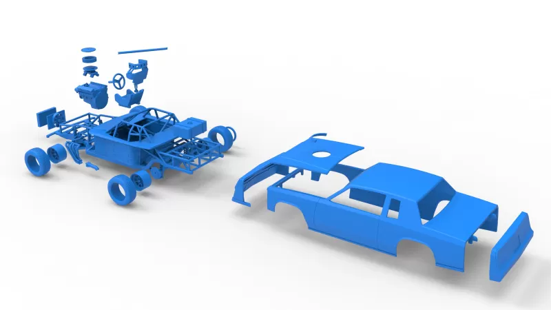 IMCA Stock car Version 2 Scale 1:25 - Model preview 25