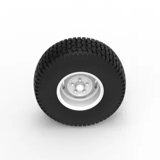 Offroad wheel 42 Scale 1:25 - Model thumbnail 6