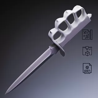 Trench Knife #RoZ - Model thumbnail 7