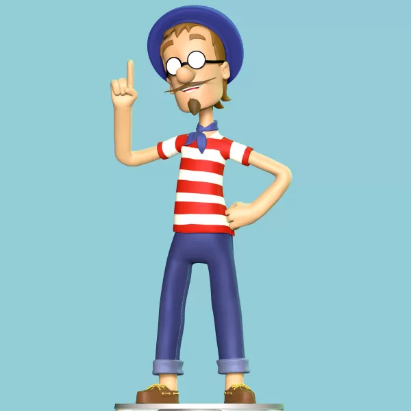 Francois Turbot FanArt - Model preview 1