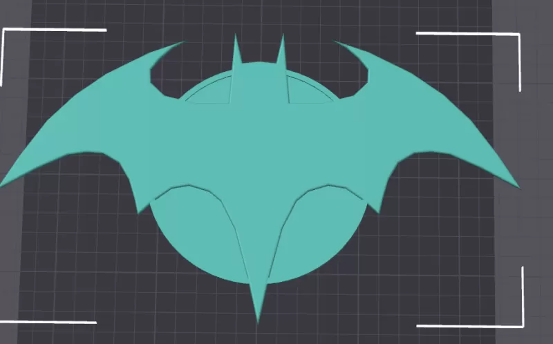 Flashpoint thomas wayne chest emblem - Model preview 1