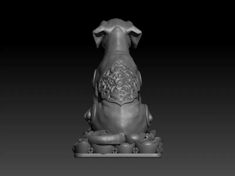 Zodiac Dog - Model preview 4
