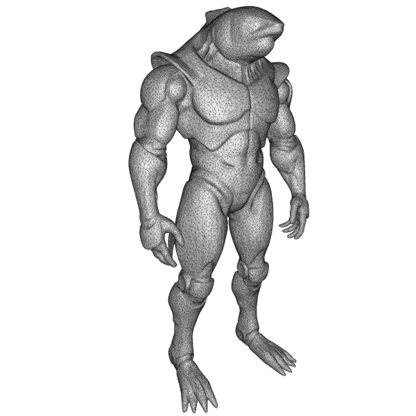 Creature Kitbash Collection – High-Poly Fantasy & Sci-Fi Charact - Model preview 21