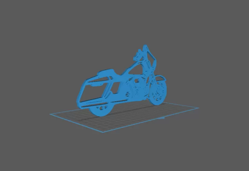 Harley Davidson - Street Glide Wall Art - Model preview 1