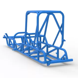 Frame of Dirt Silver Crown Champ car Version 2 Scale 1:25 - Model thumbnail 10