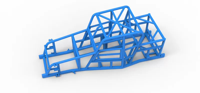 Frame of Dwarf car Version 2 Scale 1:25 - Model preview 2